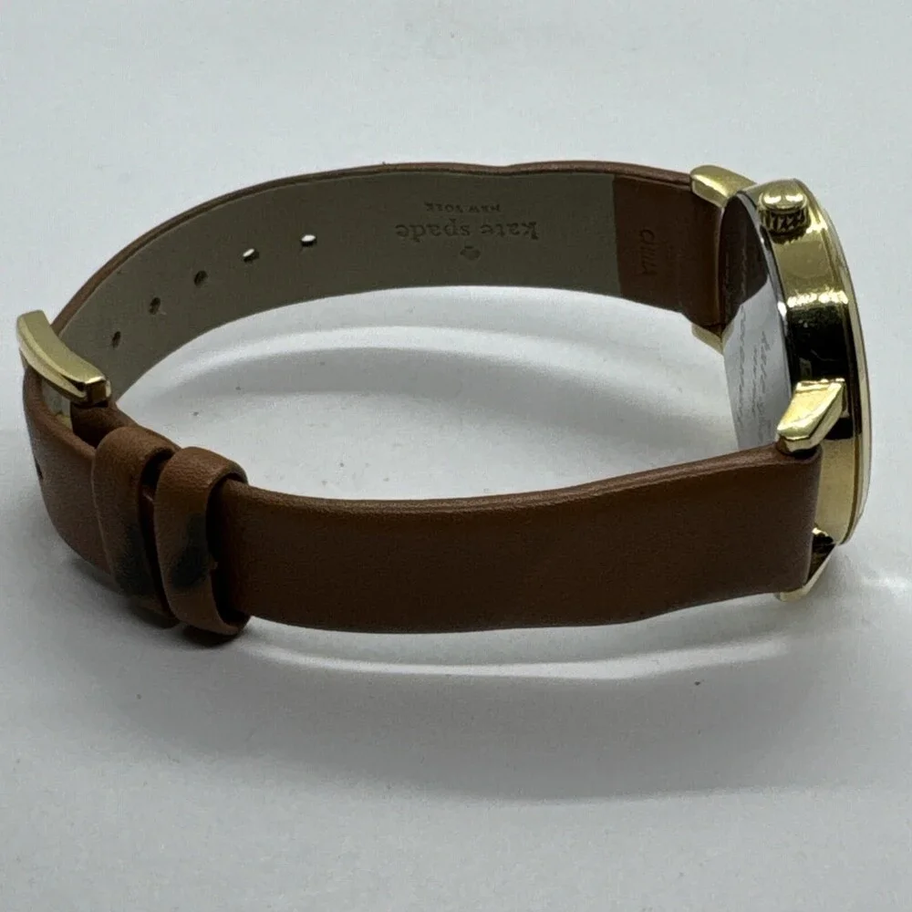 Kate Spade New York 0783 Women's Brown Leather Analog Dial Quartz Watch AEA424